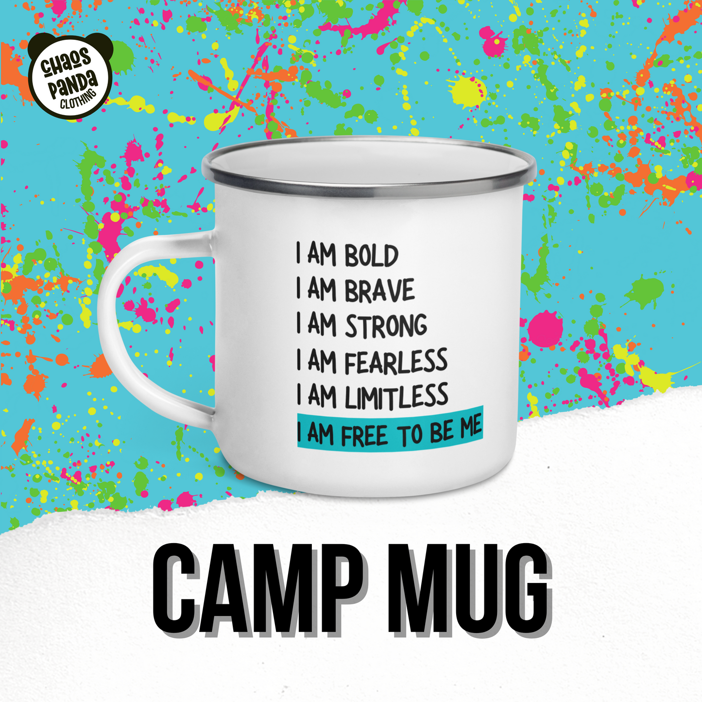 I AM FREE TO BE ME CAMPERS CUP