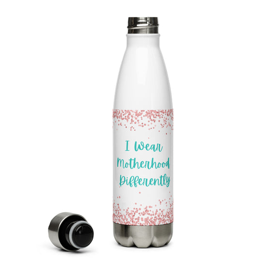 CHAOS PANDA MAMA WATER BOTTLE - I WEAR MY MOTHERHOOD DIFFERENTLY